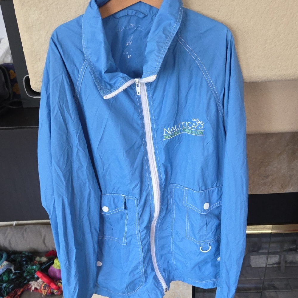 Nautica Light Blue Raincoat